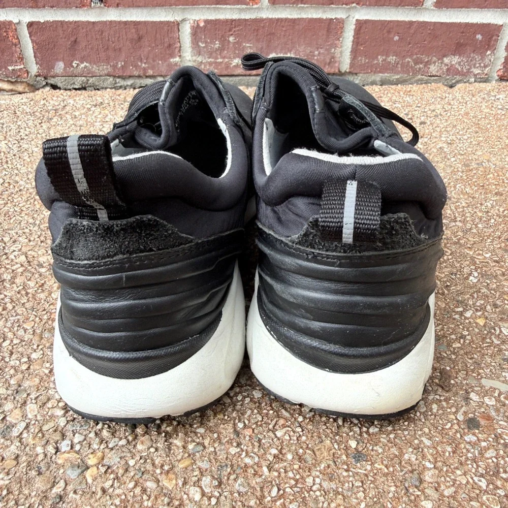 Johnston & Murphy XC4 Sneaker Mens 12 Black Waterproof Leather Smart Degree READ